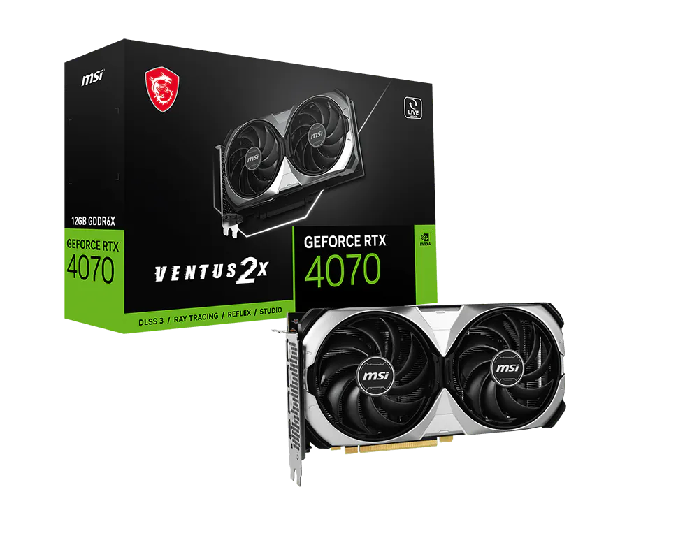 MSI GeForce RTX 4070 VENTUS 2X 12G